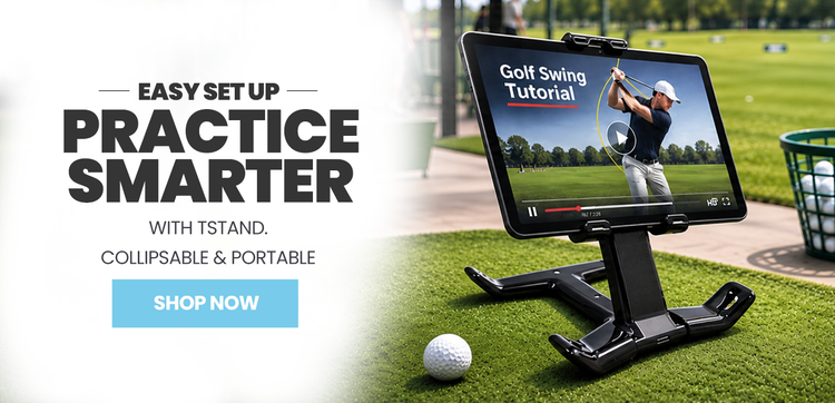 Easy set up: practice smarter with Tstand. Collapsible and portable. Shop now